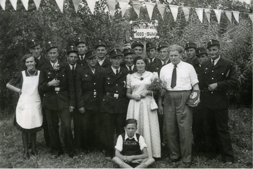 Nach einem Feuerwehrfest 1954

