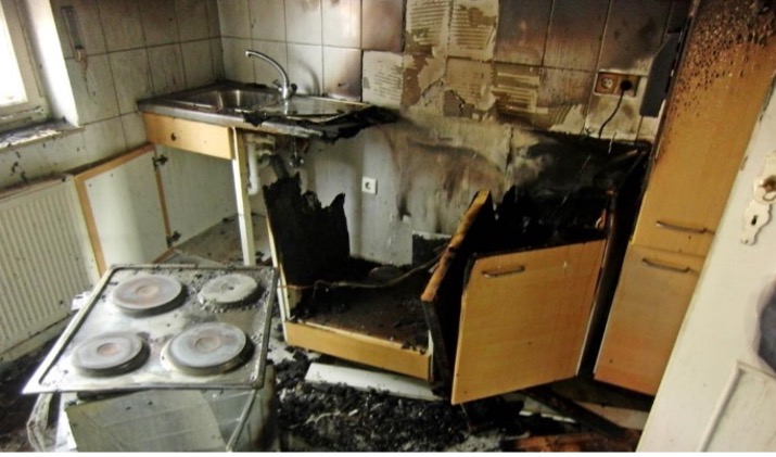 Küchenbrand in Oberbruch (2010)