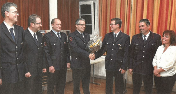 ührungswechsel in der Feuerwehr in Moos (1995)