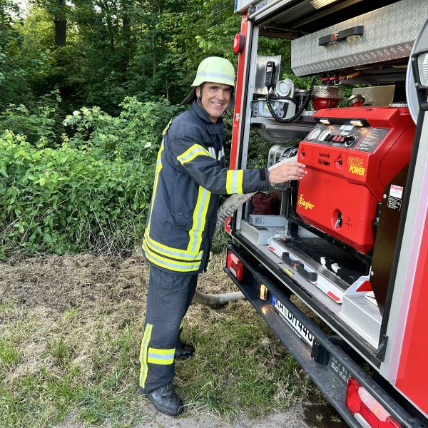 Übungsabend mit der Abteilung Oberbruch Thema: Forstunfall