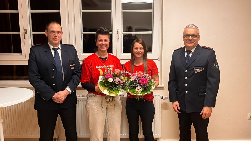 Abteilungsversammlung der Freiwilligen Feuerwehr Bühl – Abteilung Moos Betreuerinnen